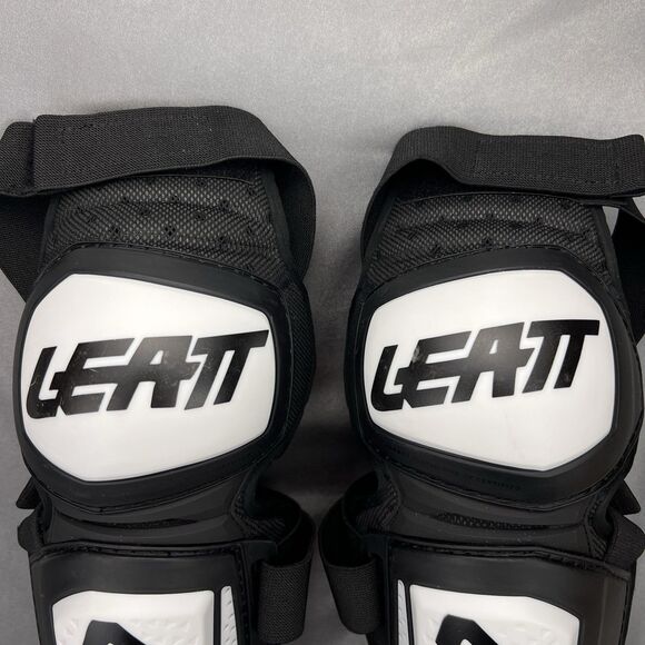 Leatt 3.0 Ext Knee & Shin Guards -‎ XXL Motocross Dirt Bike Offroad Pair Worn 1x - Picture 3 of 15